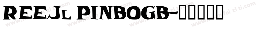 REEJl PINBOGB字体转换